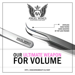 Volume tweezers ANGEL WINGS MAXIMA