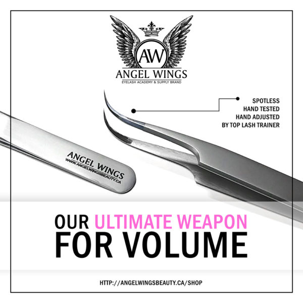 Volume tweezers ANGEL WINGS MAXIMA